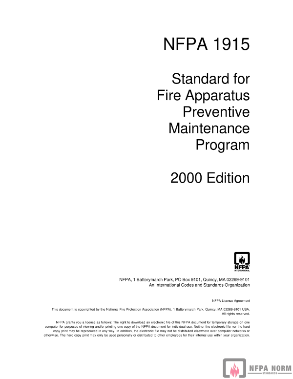NFPA 1915 PDF